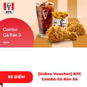 [UrBox Voucher] KFC Combo Gà Rán 3A 